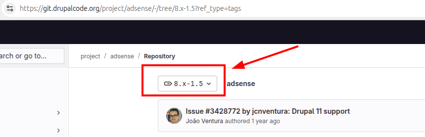 contrib module version